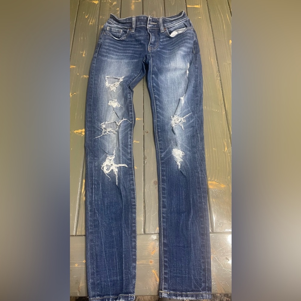 BKE Stella Skinny Ankle Jeans Dark Wash Size 24